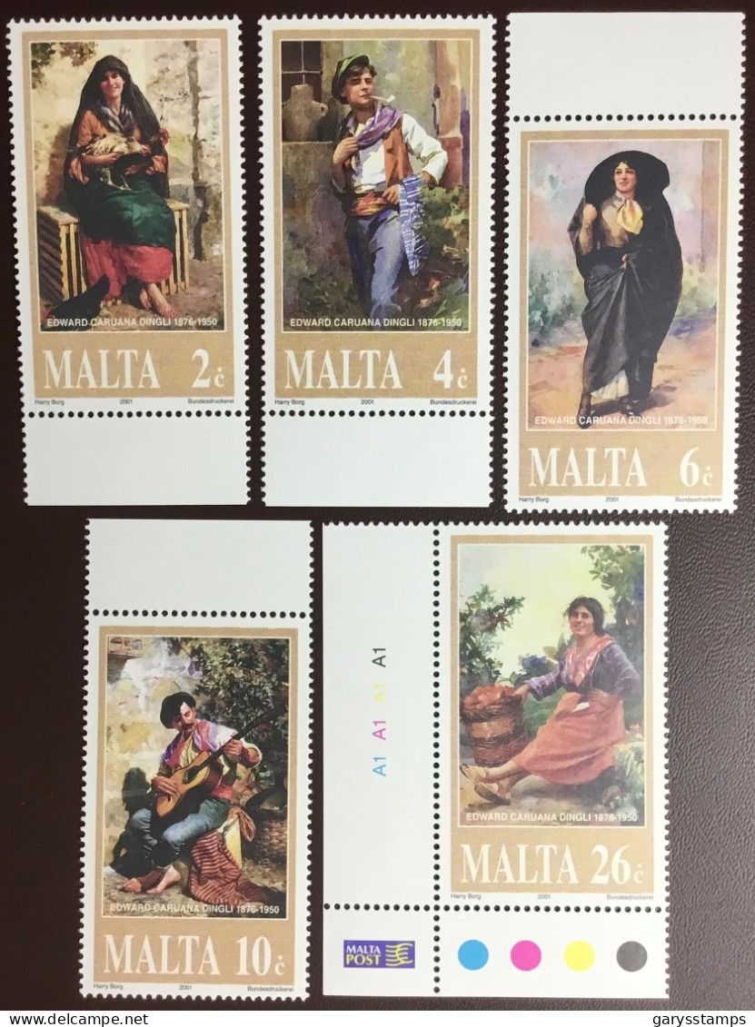 Malta 2001 Paintings MNH - Malte