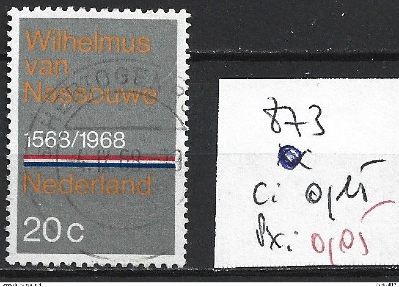PAYS-BAS 873 Oblitéré Côte 0.15 € - Used Stamps
