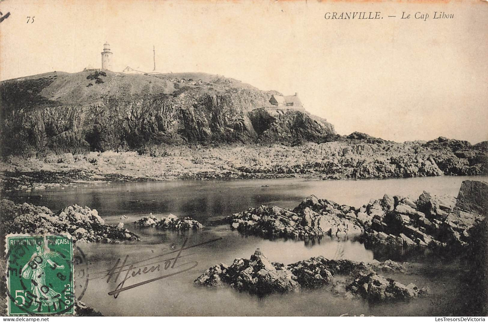 FRANCE - Granville - Vue Sur Le Cap Libou - Carte Postale Ancienne - Granville