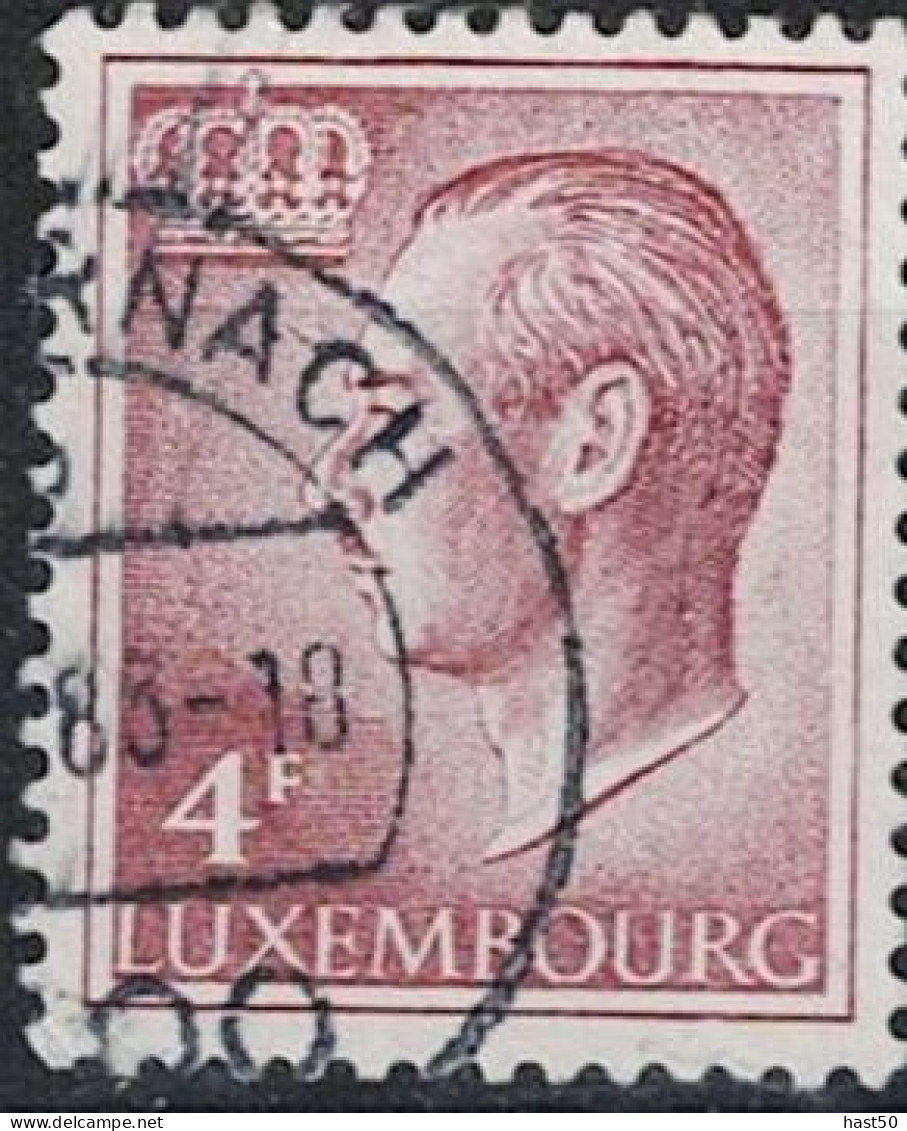 Luxemburg - Großherzog Jean "Typ Büste" (MiNr: 829z) 1982 - Gest Used Obl - Gebraucht