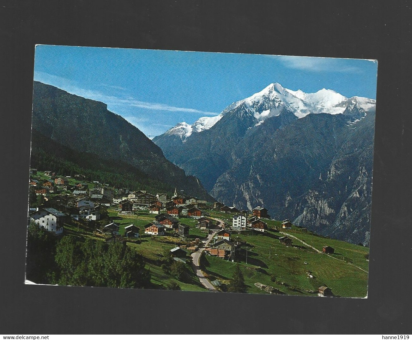 Grachen Matternorn Weisshorn Bishorn Photo Card Suisse Schweiz Htje - Grächen