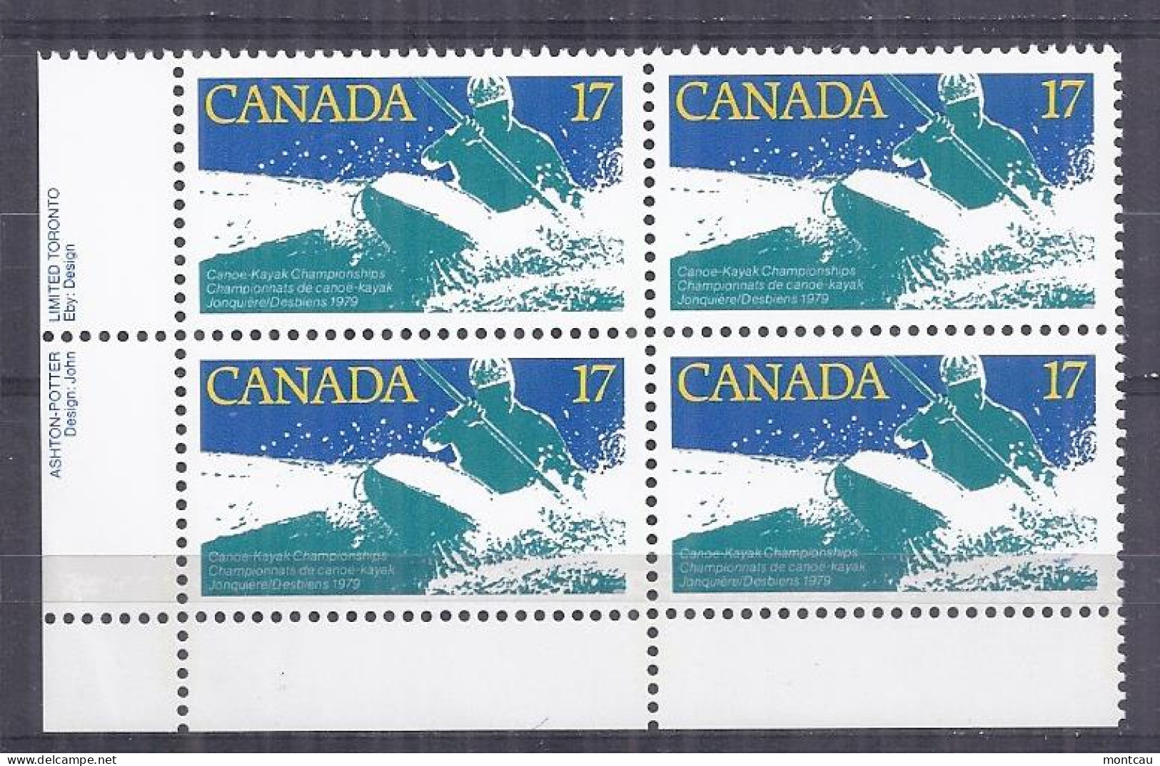 Canada 1979. Kayak . Sc=833 (**) - Neufs
