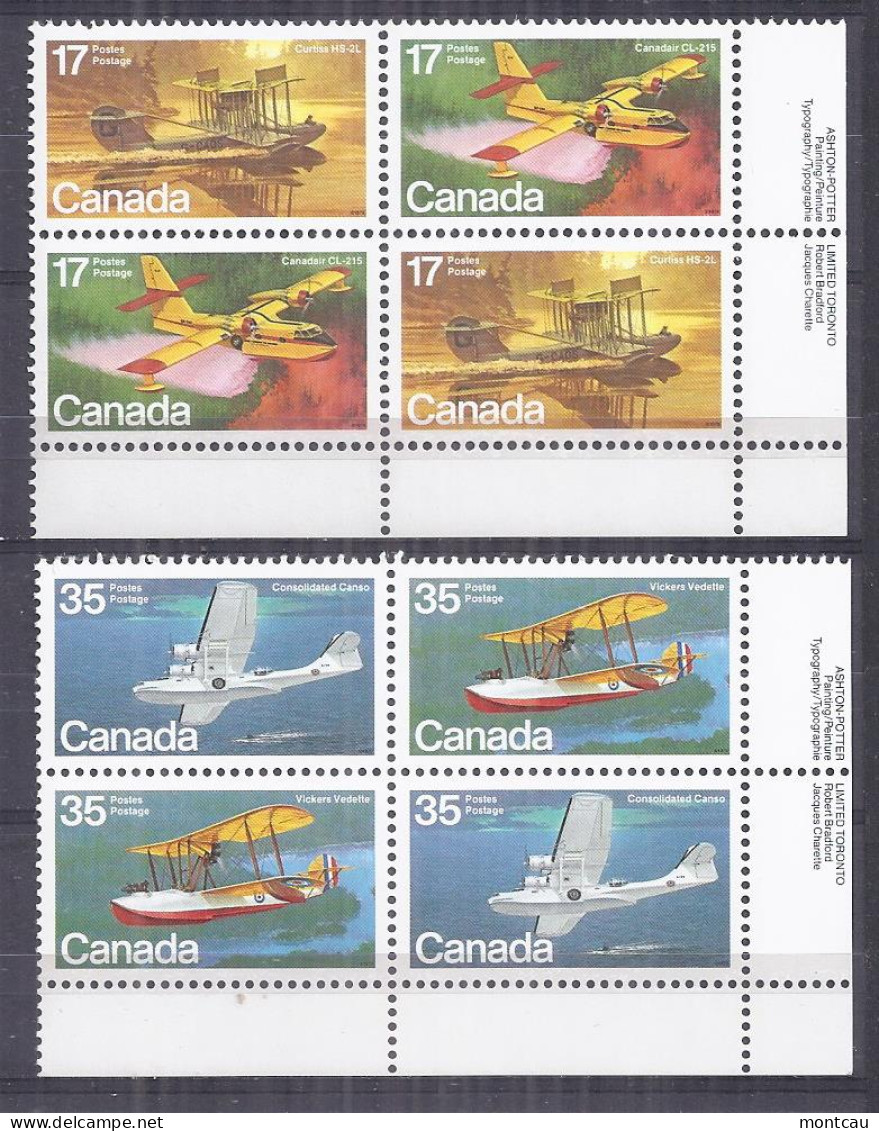 Canada 1979. Hidroaviones . Sc=844a-46a (**) - Neufs