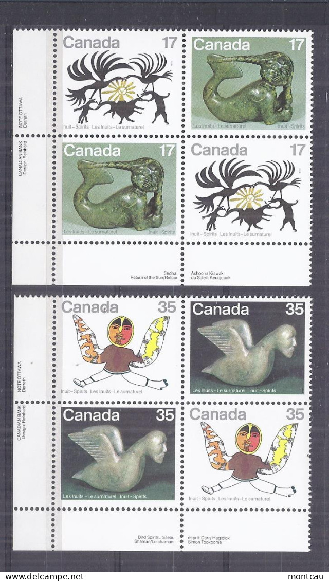 Canada 1980. Los Inuits . Sc=867a-69a (**) - Neufs