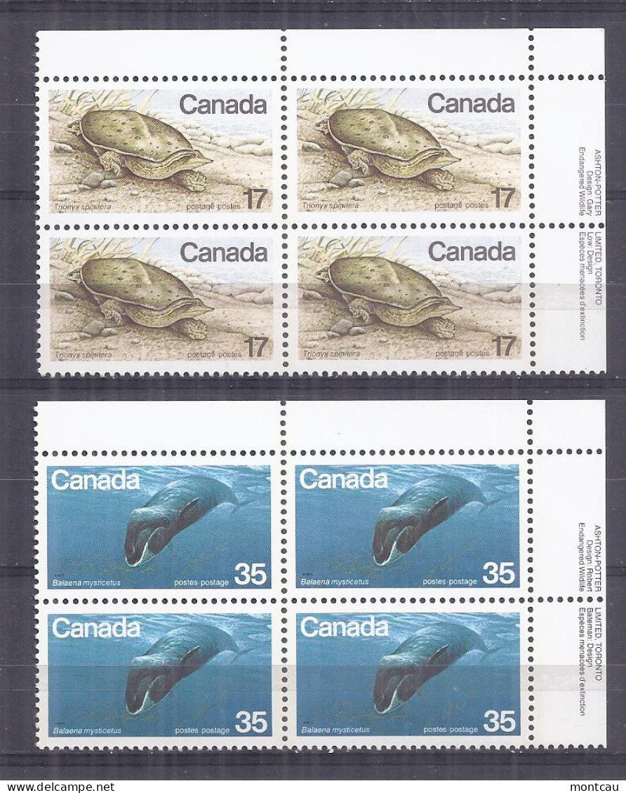 Canada 1979. Fauna En Peligro . Sc=813-14 (**) - Neufs