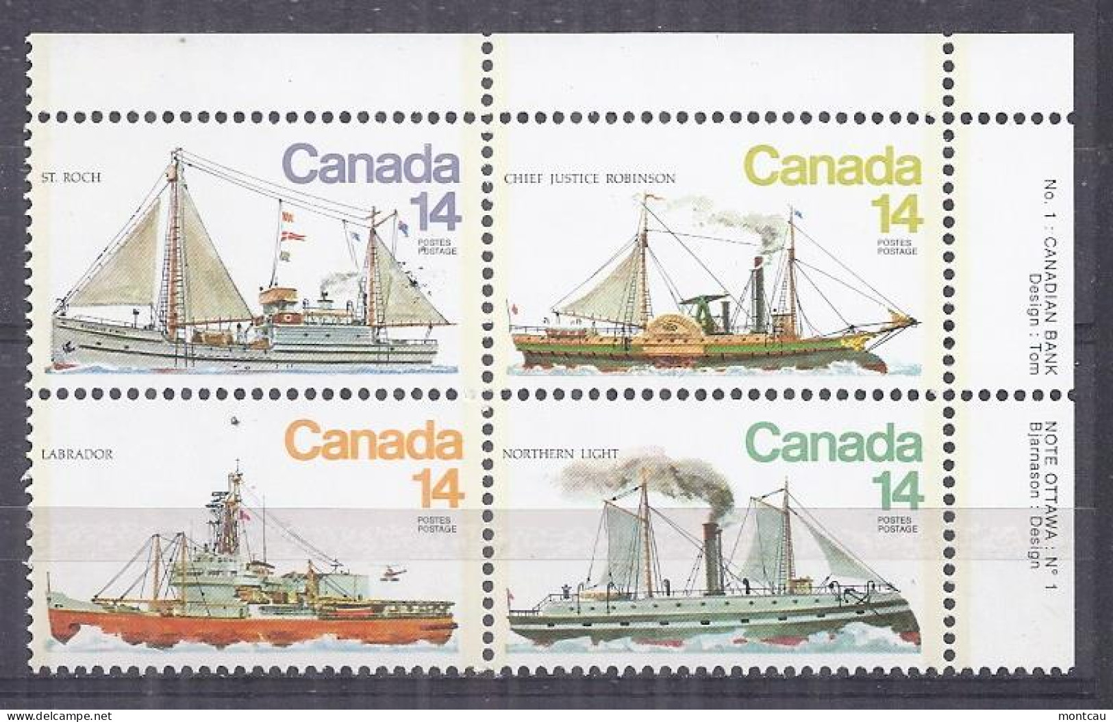 Canada 1978. Rompehielos . Sc=776-79 (**) - Neufs