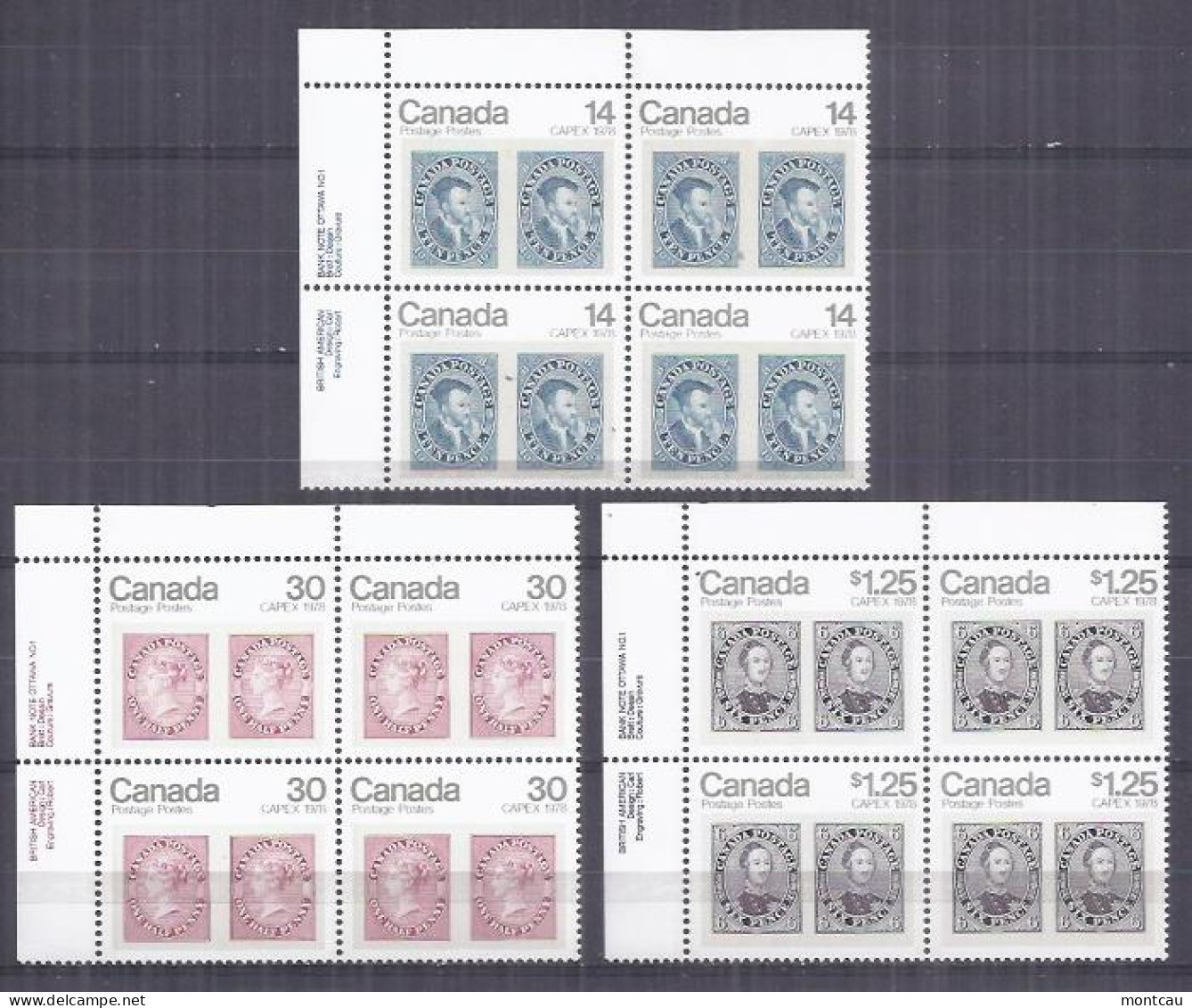 Canada 1978. Capex 78 . Sc=754-56 (**) - Neufs