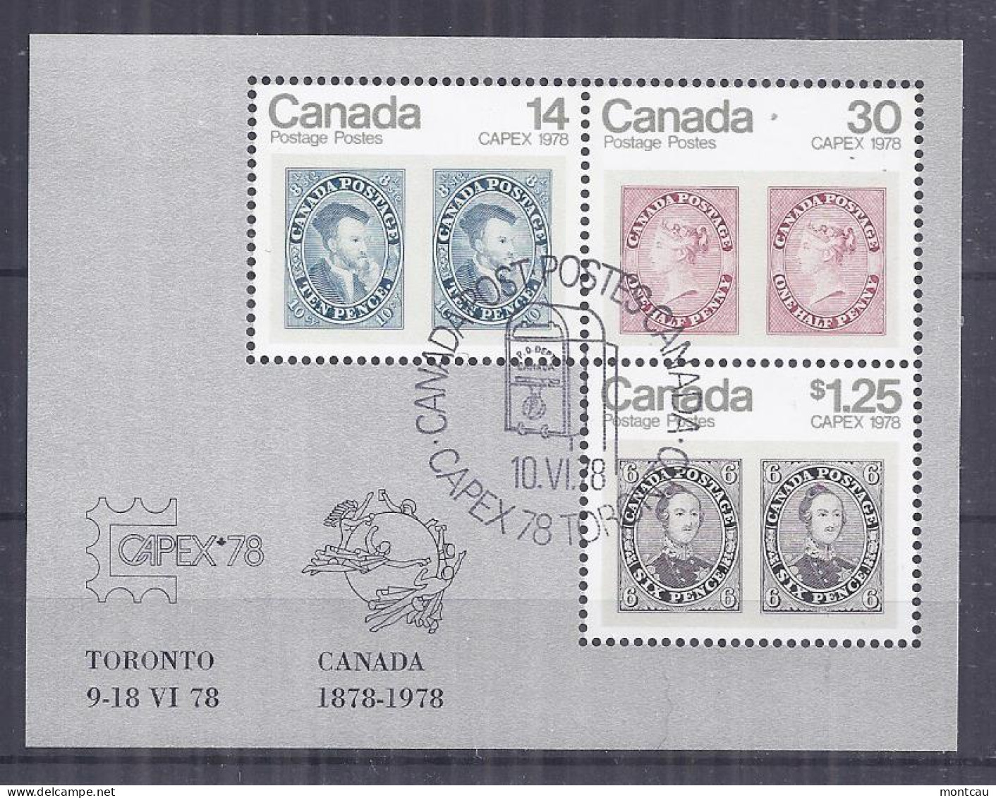 Canada 1978. Capex 78 - Official Cancel . Sc=756a (**) - Neufs