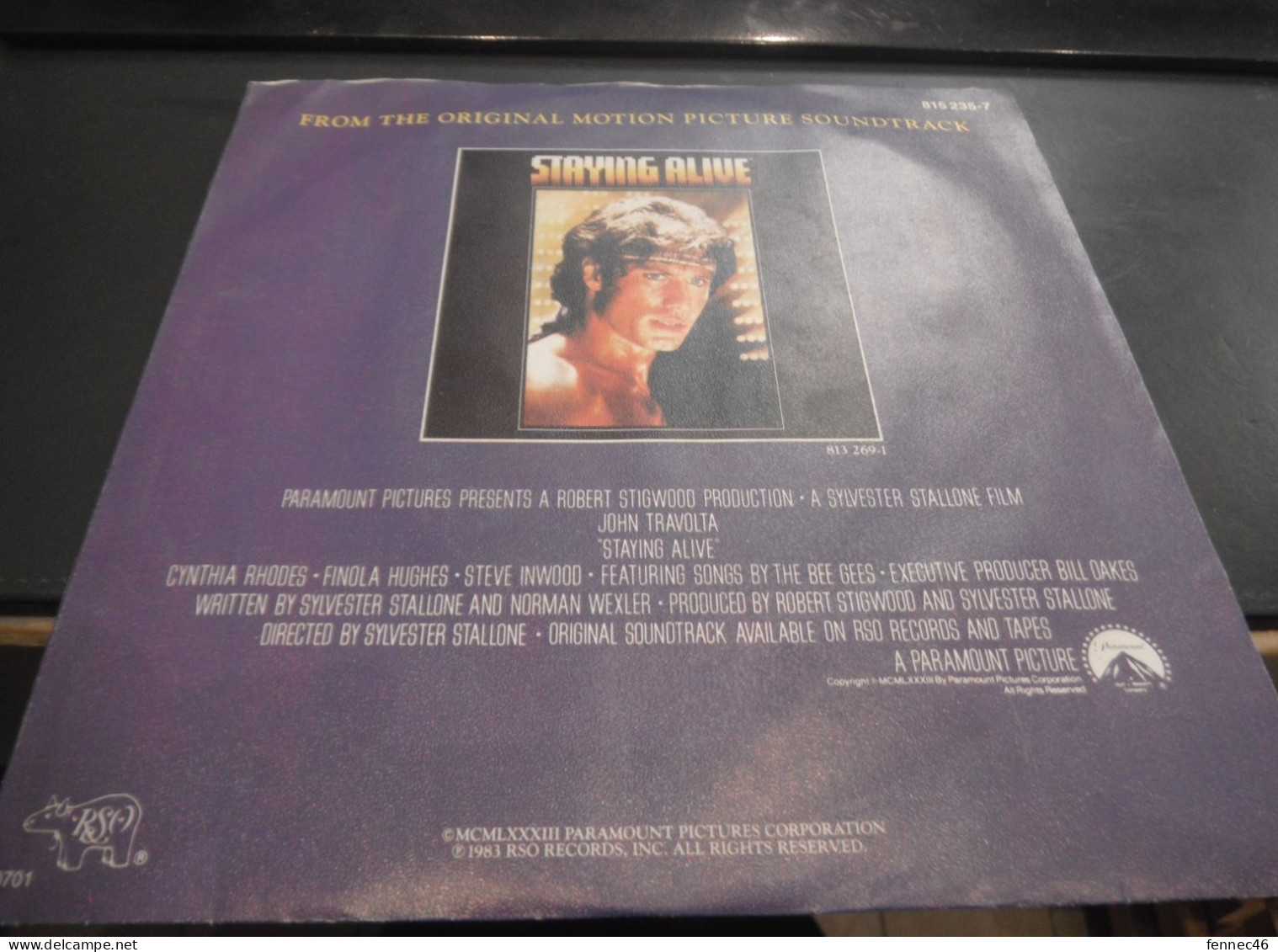 *  (vinyle - 45t) - BEE GEES - Someone Belonging To Someone - I Love You Too Much (From The Original Motion Picture Soun - Música De Peliculas