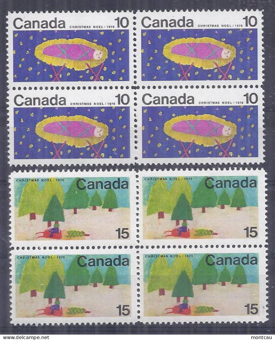 Canada 1970. Navidad . Sc=529p-30p Phosphor (**) - Neufs