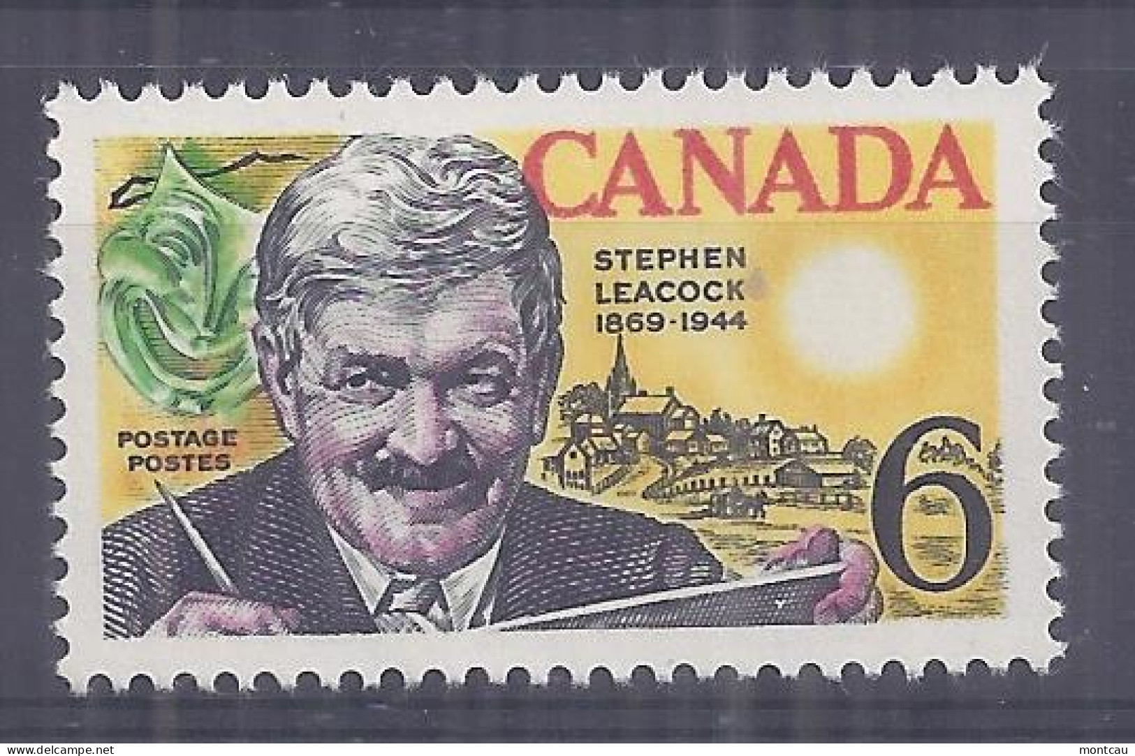 Canada 1969. Stephen Leacock . Sc=504 (**) - Unused Stamps