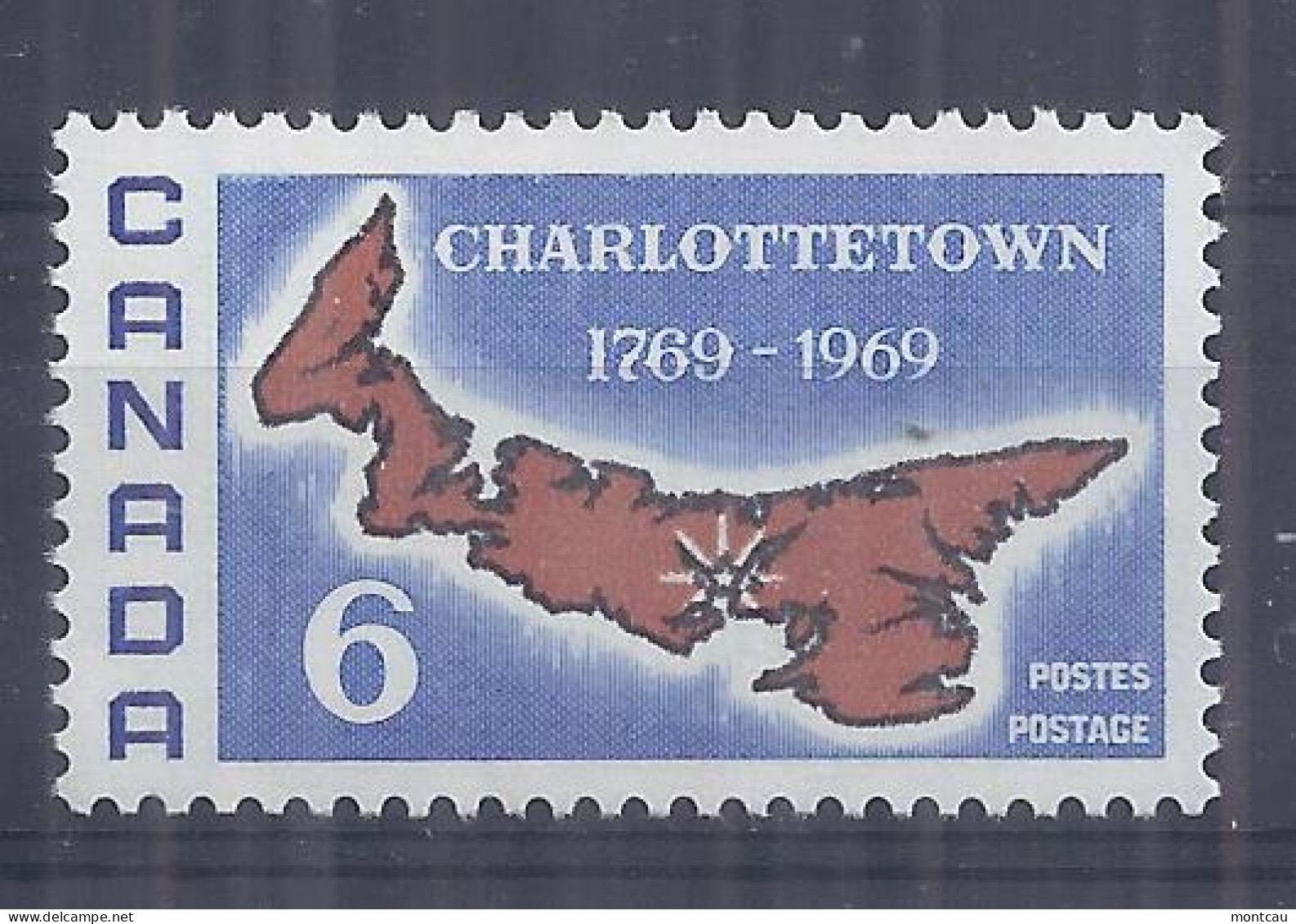 Canada 1969. Charlottetown . Sc=499 (**) - Unused Stamps