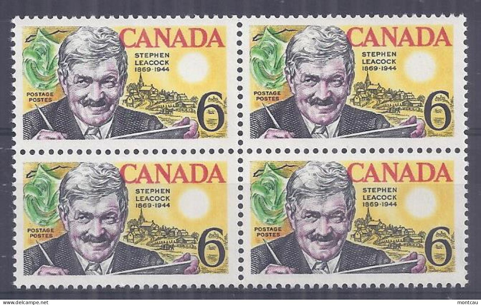 Canada 1969. Stephen Leacock . Sc=504 (**) - Unused Stamps