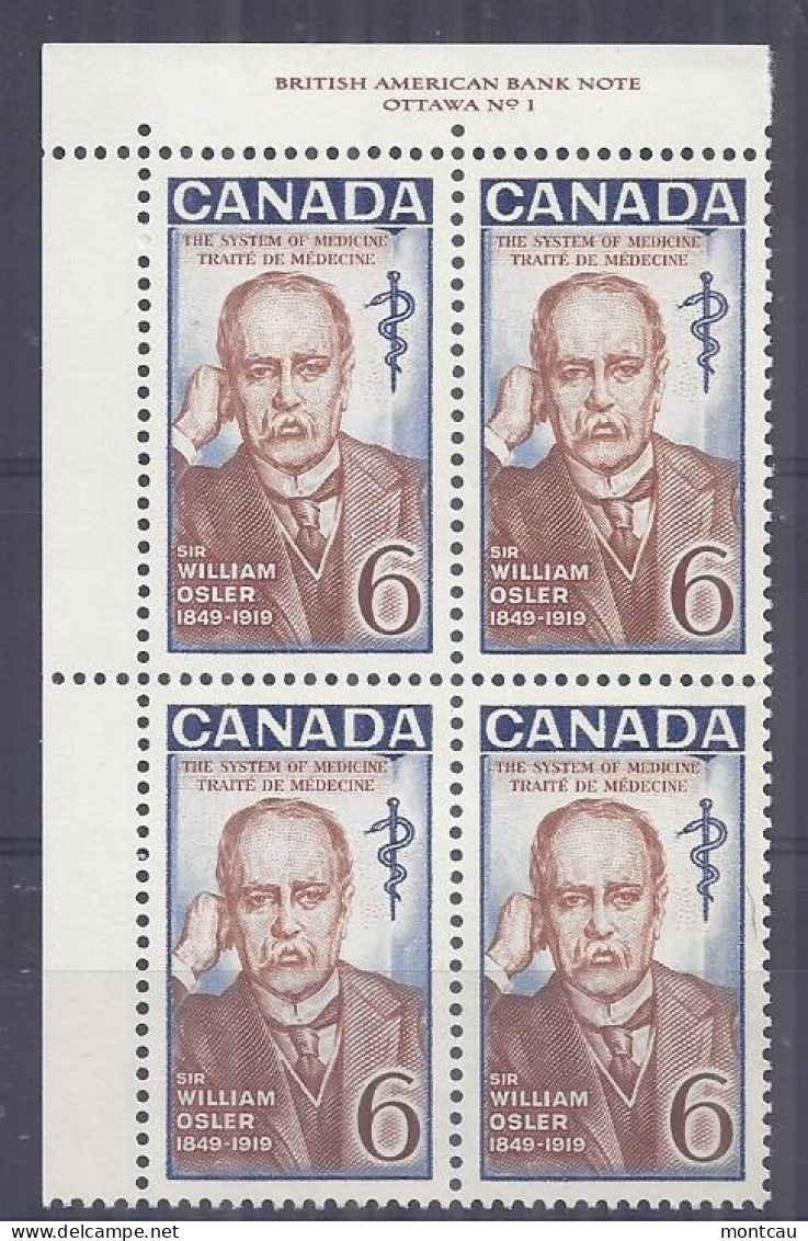 Canada 1969. William Osler . Sc=495 (**) - Unused Stamps