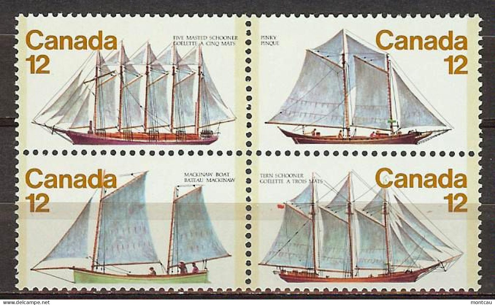 Canada 1977. Yates . Sc=724-27 (**) - Neufs