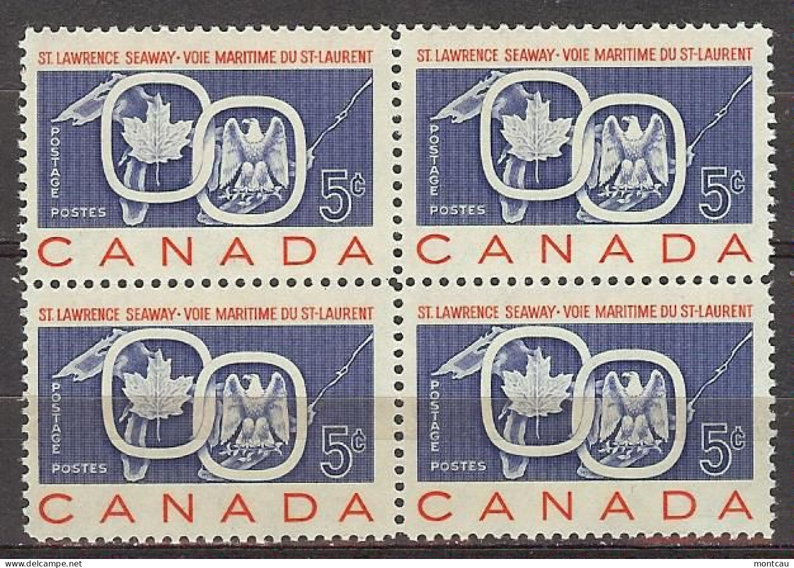 Canada 1959. Ruta Maritima . Sc=387 (**) - Nuovi