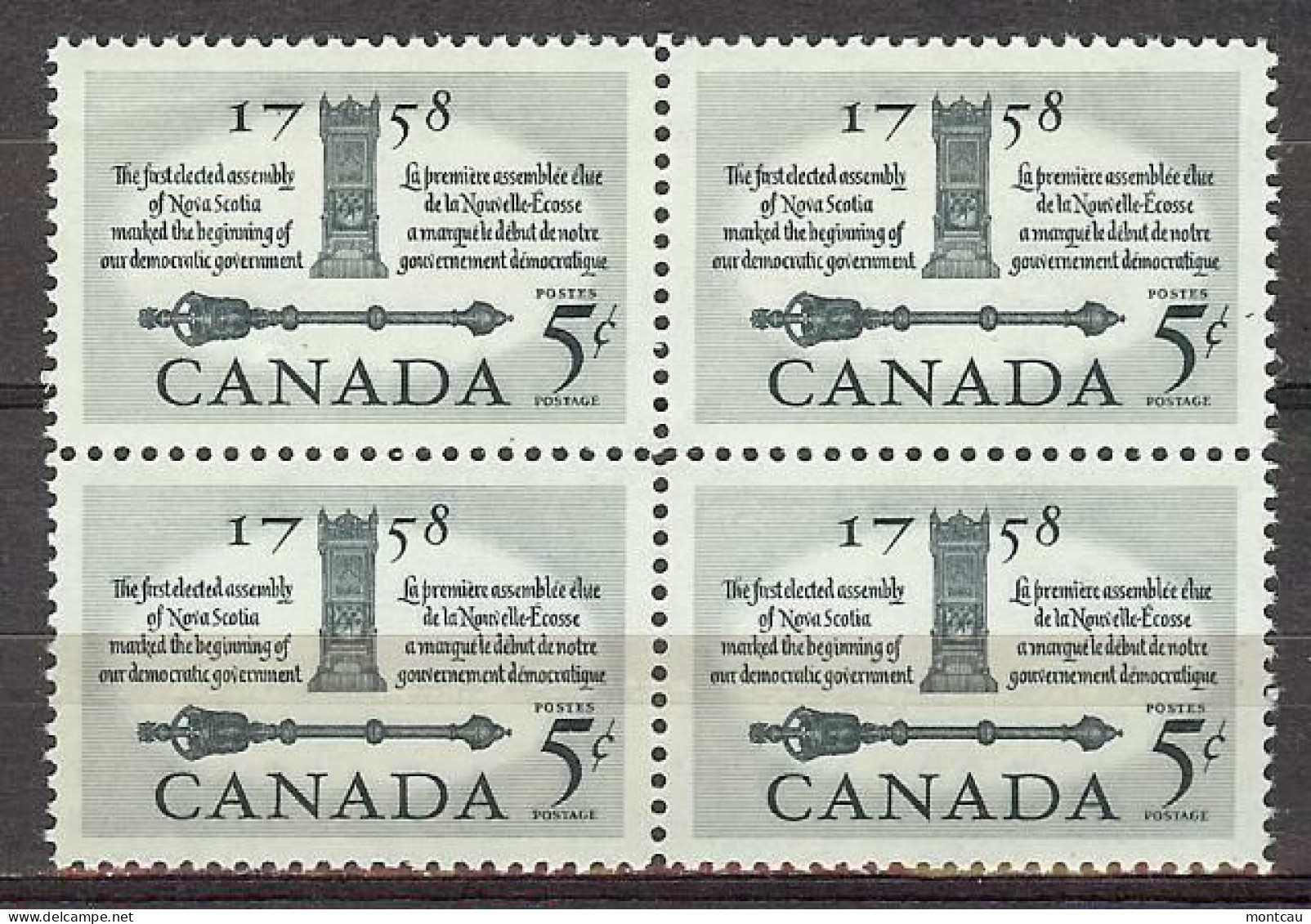 Canada 1958. Nueva Escocia . Sc=382 (**) - Neufs