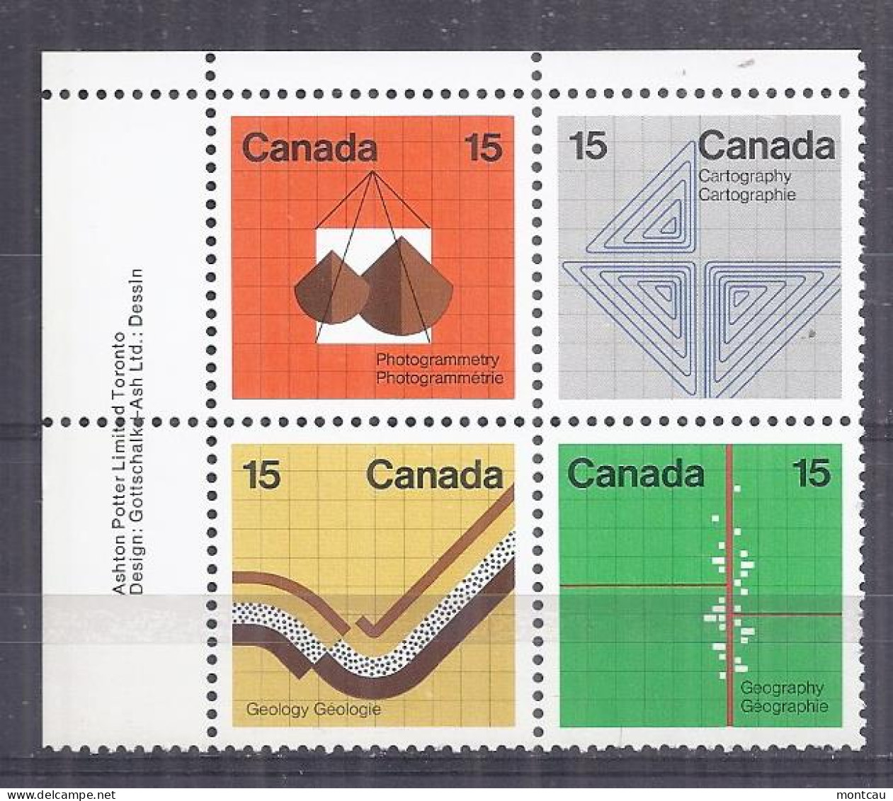 Canada 1972. Ciencias De La Tierra . Sc=582-85 (**) - Neufs