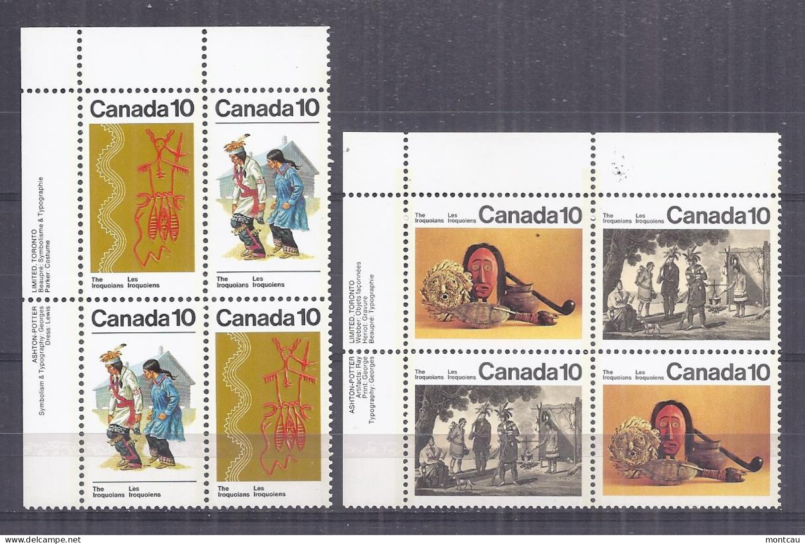 Canada 1976. Indios Canadienses . Sc=578-81 (**) - Neufs