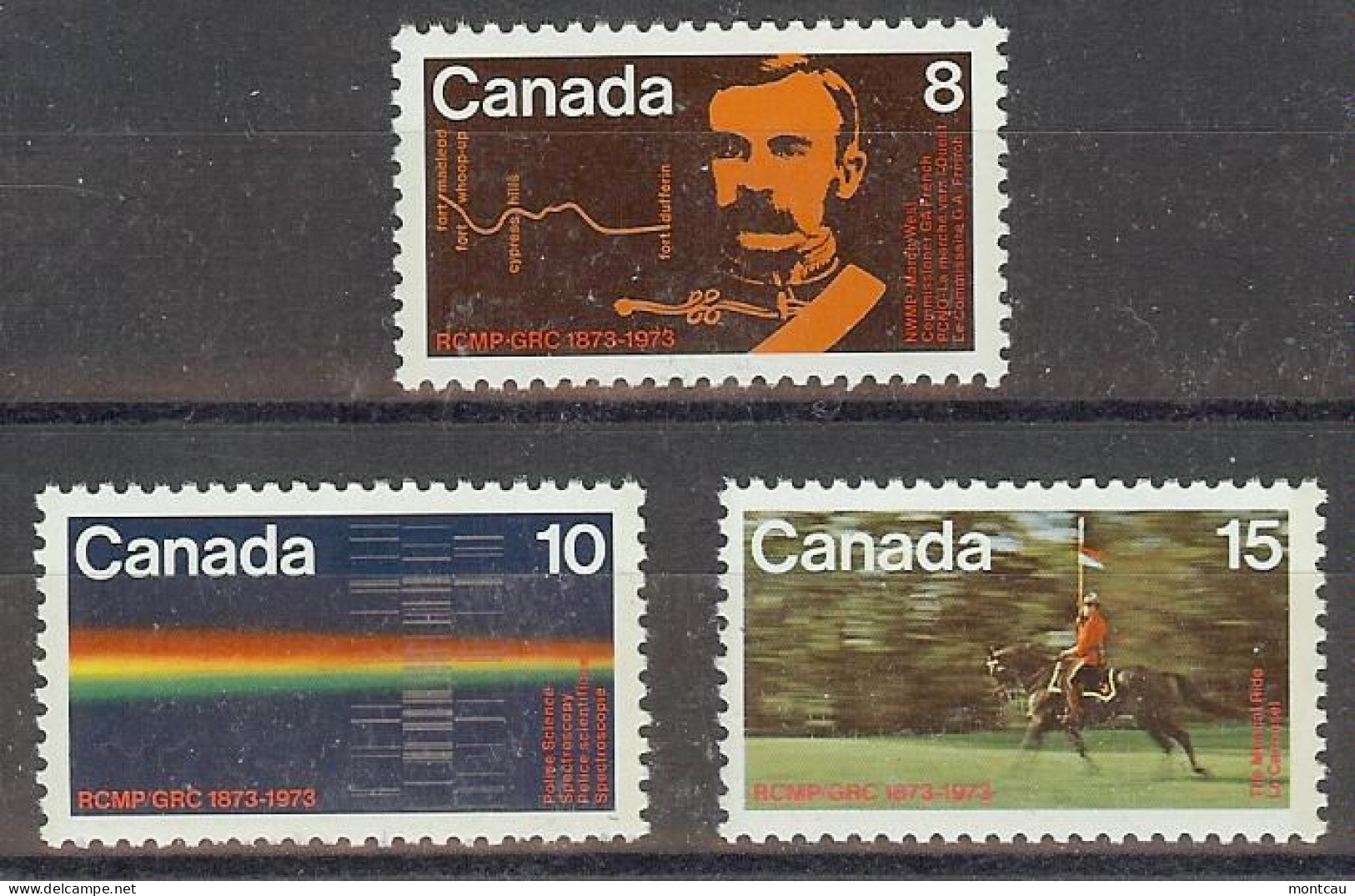 Canada 1973. Policia Montada . Sc=612-14 (**) - Neufs