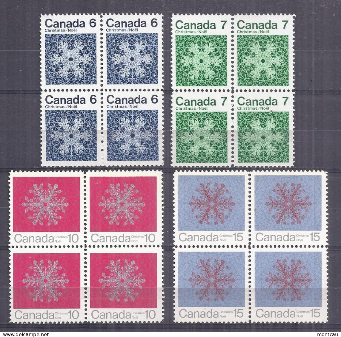 Canada 1971. Navidad . Sc=554-57 (**) - Neufs