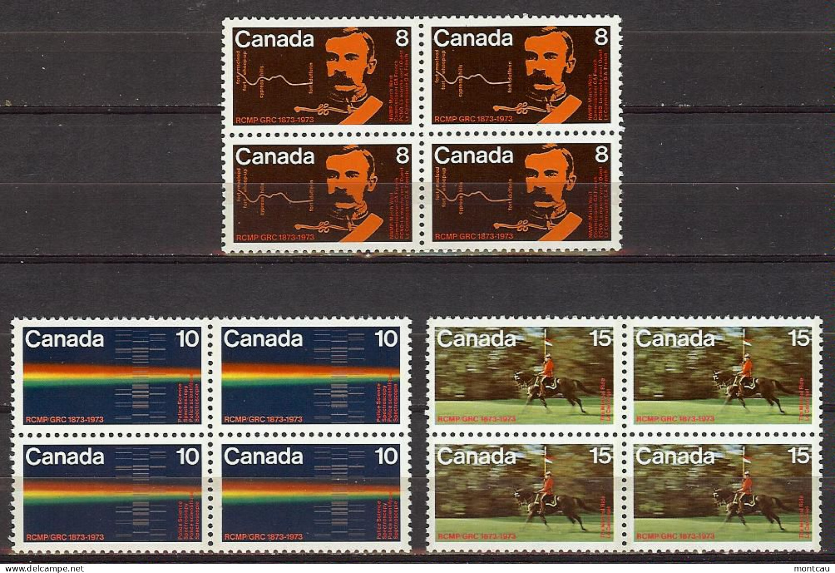 Canada 1973. Policia Montada . Sc=612-14 (**) - Neufs