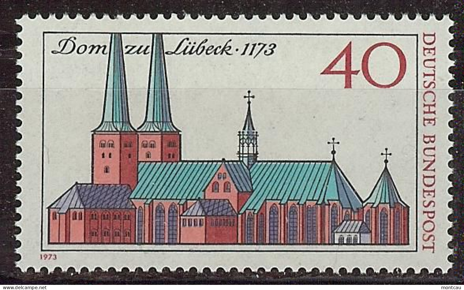 Germany 1973. Catedral De Lubeck M=779 Y=629  (**) - Oblitérés