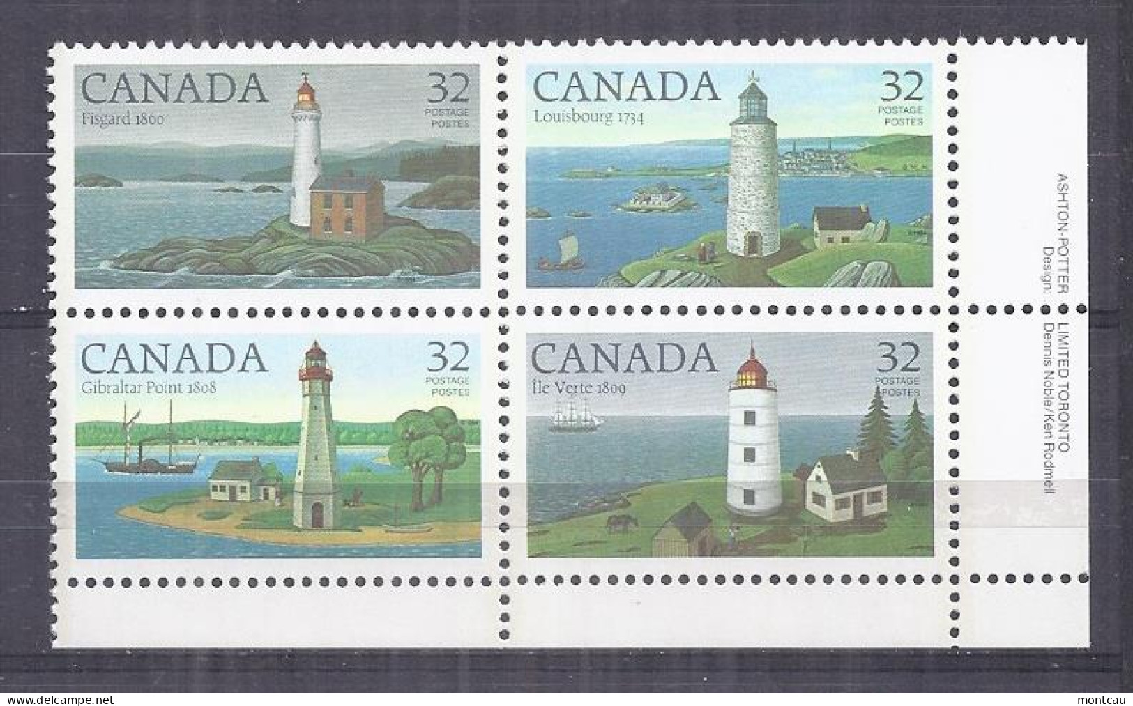 Canada 1984. Faros . Sc=1032-35 (**) - Neufs