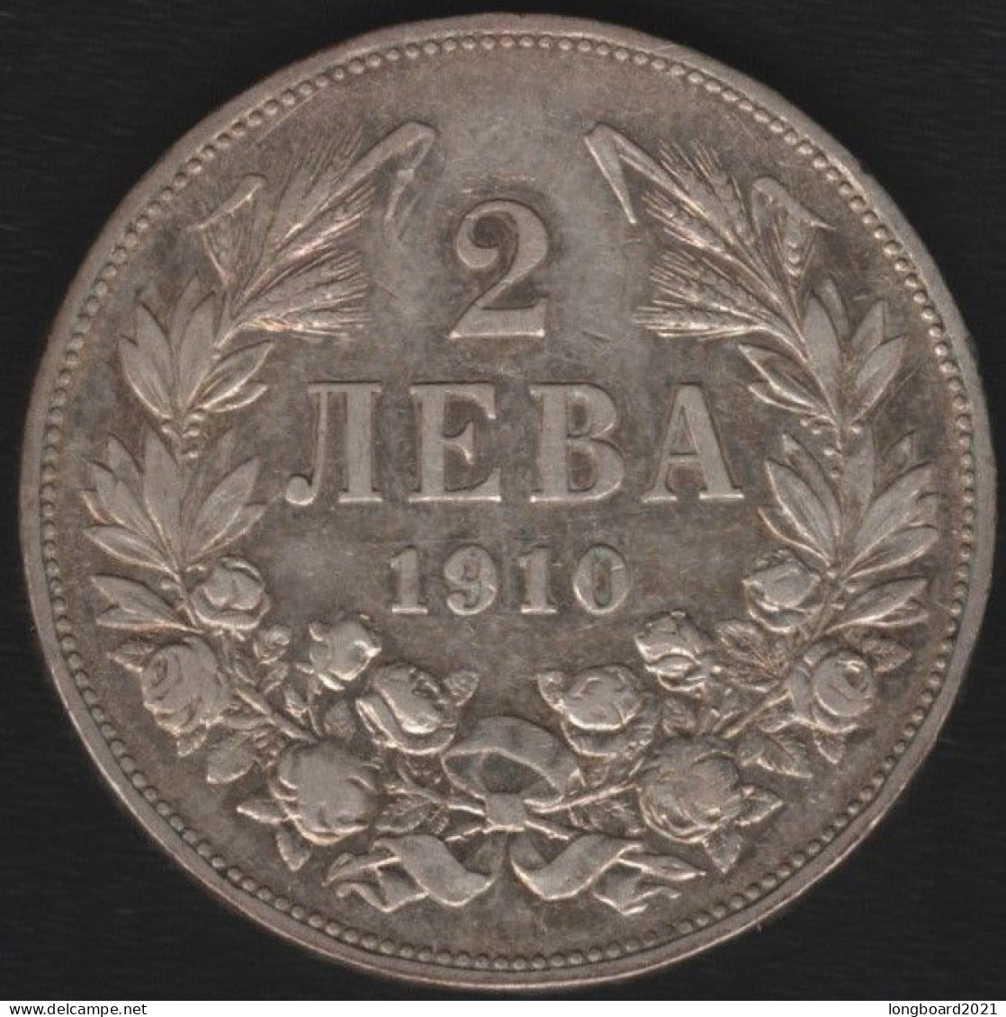 BULGARIA - 2 LEWA 1910 -SILVER- - Bulgarie