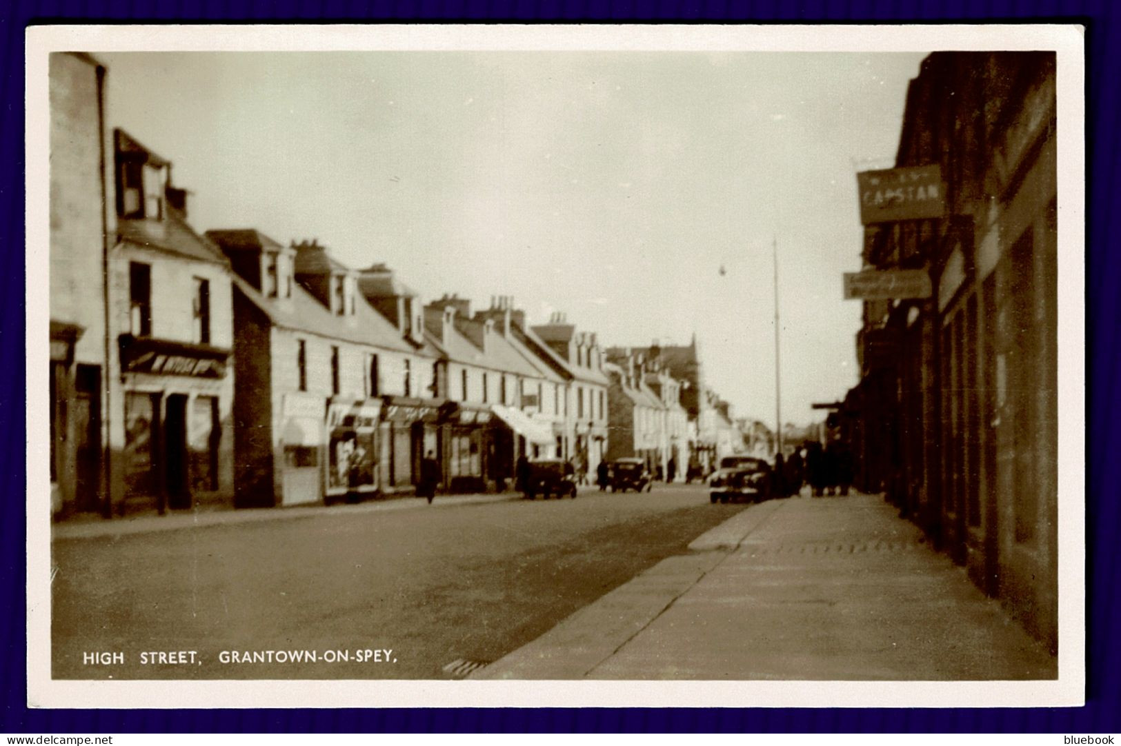 Ref 1633 - Photo Postcard - High Street Grantown-on-Spey - Moray Scotland - Moray