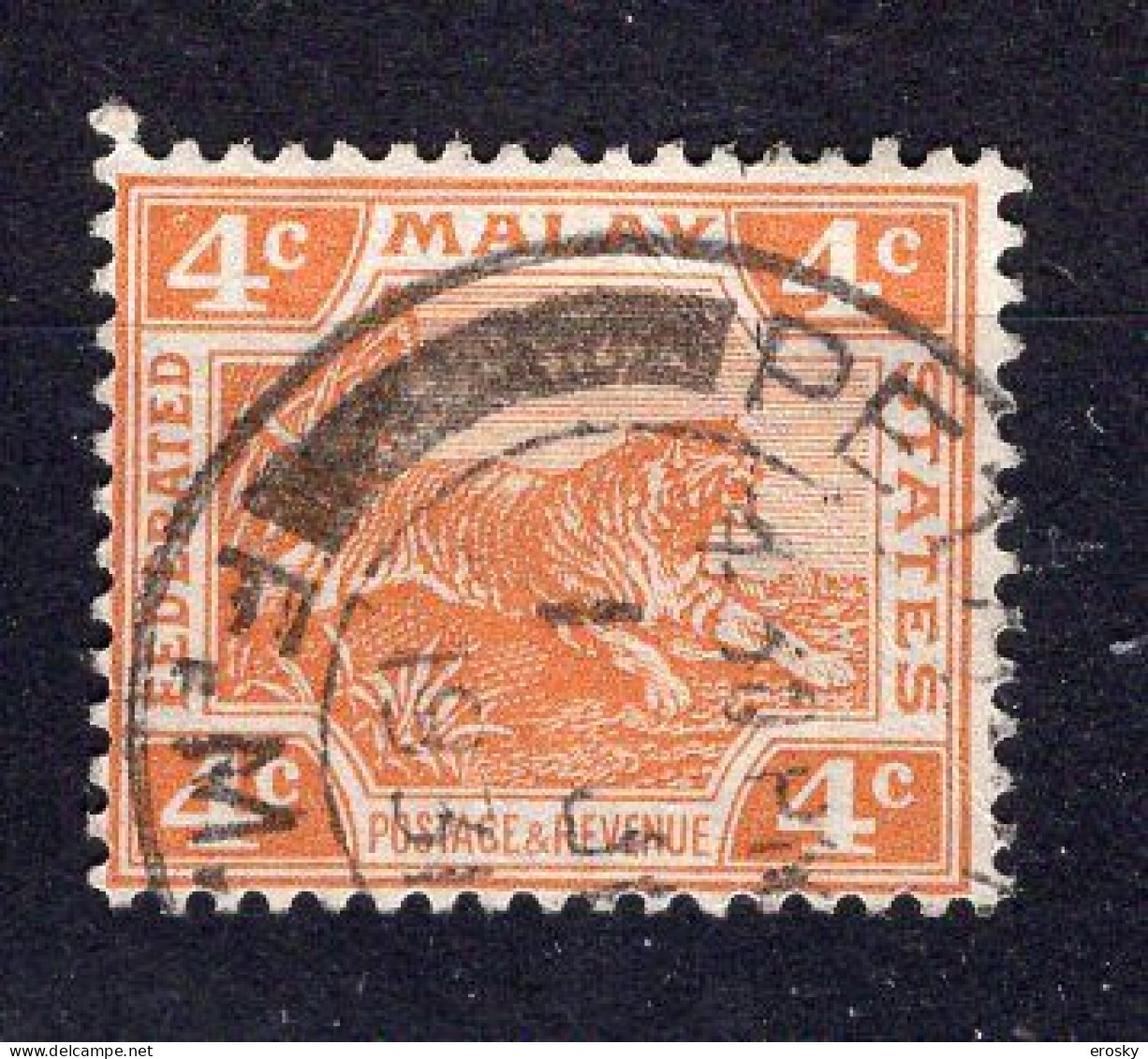 P3575 - BRITISH COLONIES MALAYSIA FED. STATES Yv N°58 - Federated Malay States