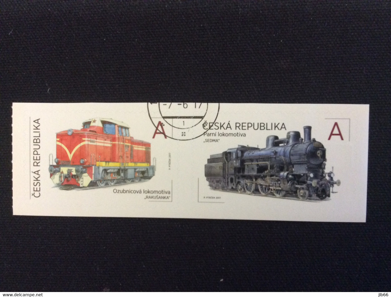 2017 Paire Horizontale Oblitéré YT 839/840 Locomotives à Vapeur , à Crémaillère / Trains - Used Stamps