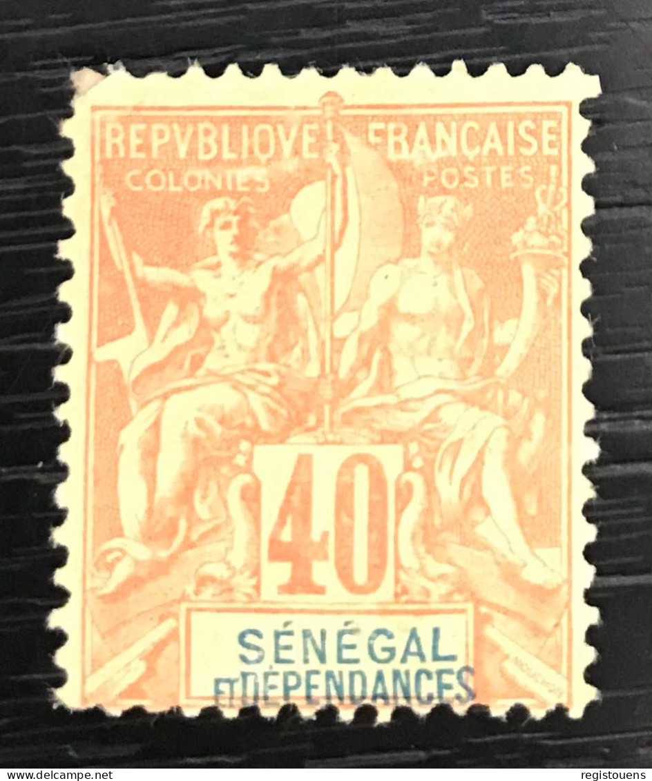 Timbre Sénégal 1892 Y & T N° 17 - Ongebruikt