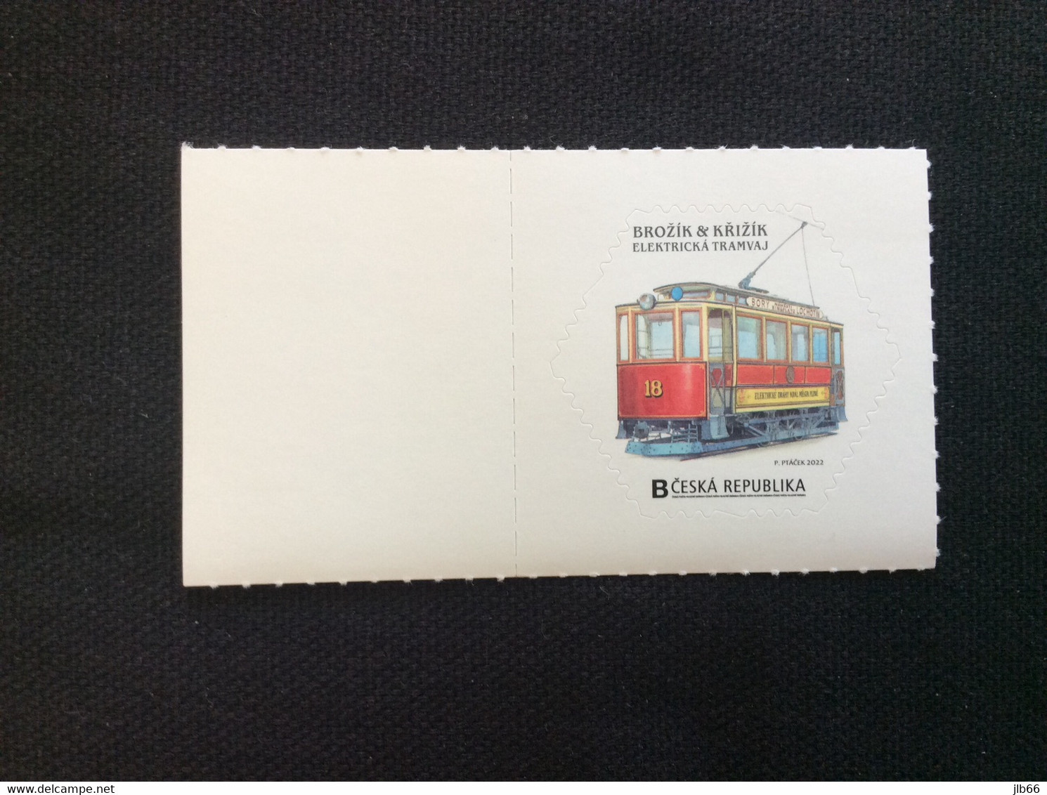 Yvert 1018 ** CZ 2022 Tramway Brozik Et Krizik (1896) Tram 18 Toujours En Service à Prague - Unused Stamps