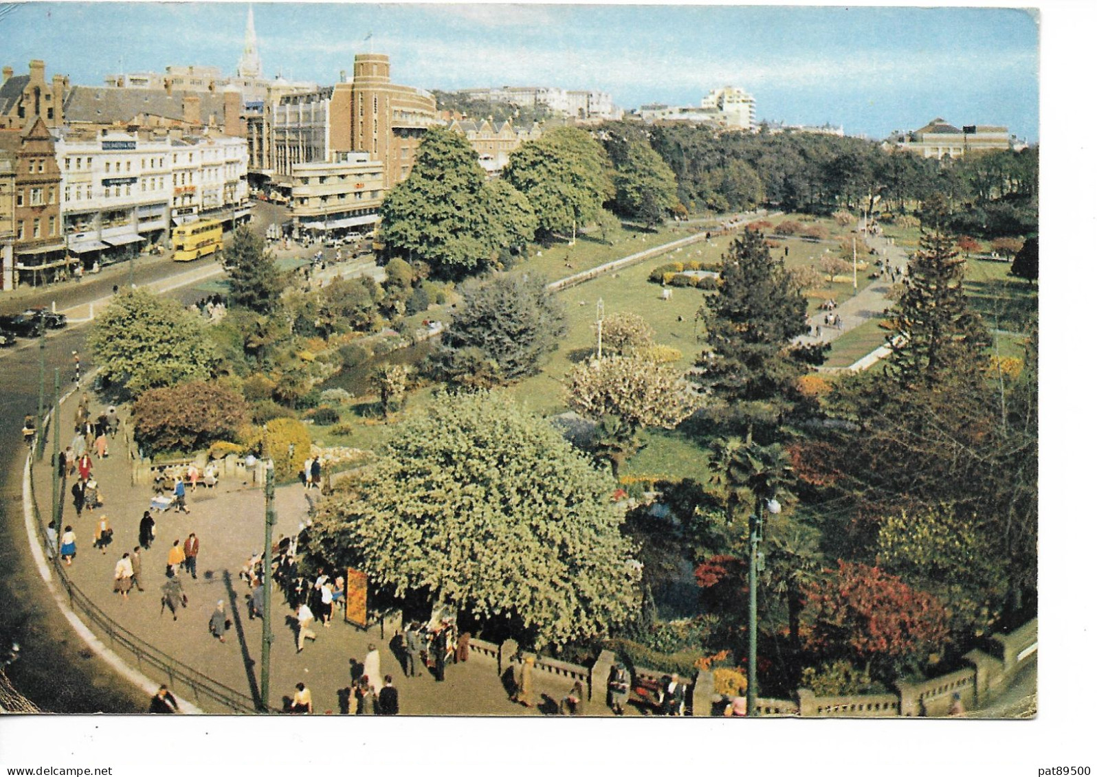 ANGLETERRE / BOURNEMOUTH : LOWER GARDENS / Petite CPSM Voyagée 1966 Avec Flamme/ Bords Fragiles / RARE Faire Offre!!!!! - Bournemouth (tot 1972)