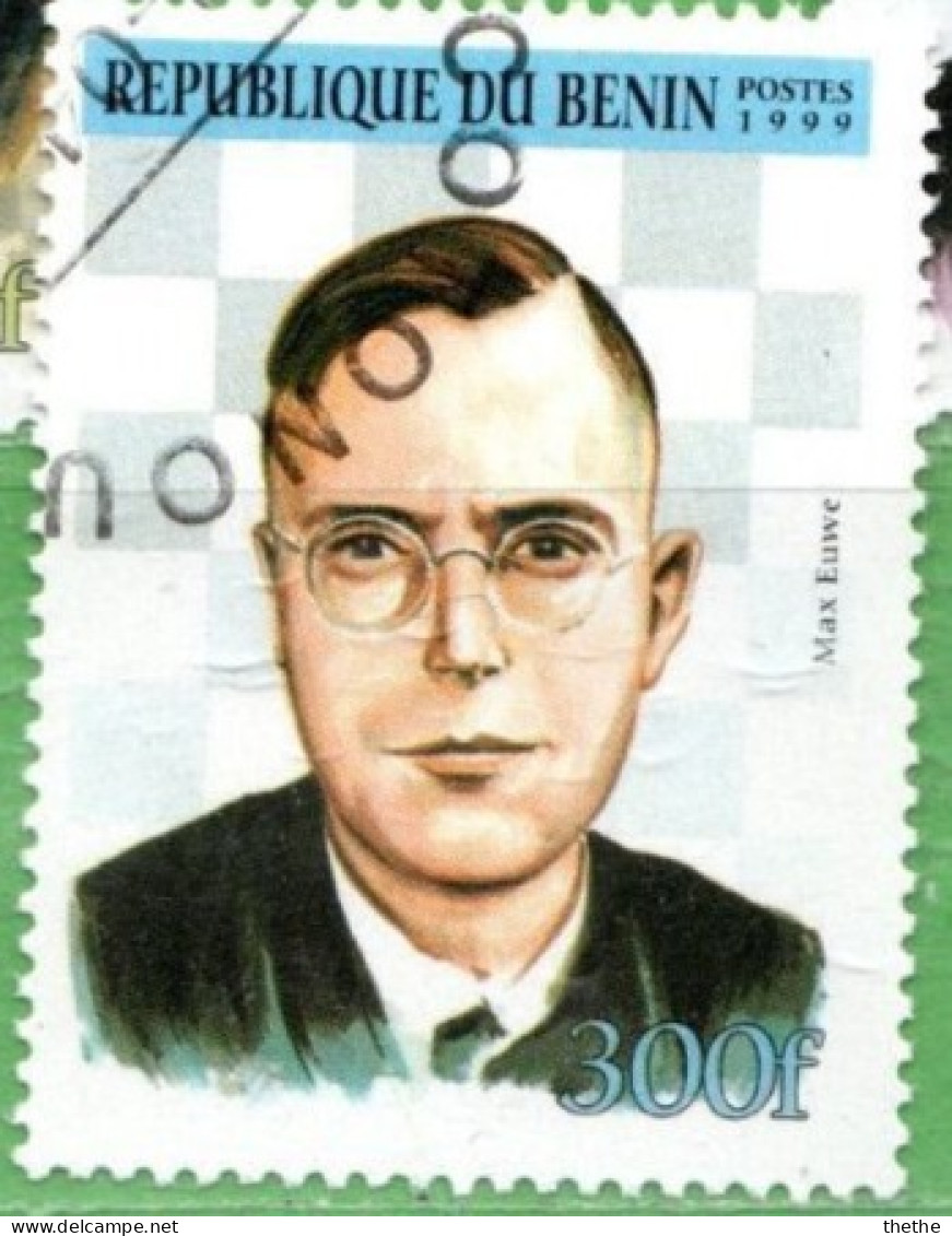 BENIN - Joueurs D'échecs : Max Euwe (1901-1981) - Ajedrez