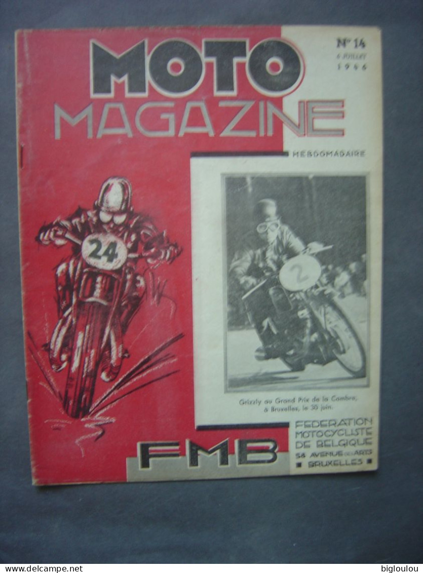 REVUE MOTO MAGAZINE - Nr 14 Du 6 Juillet 1946 - Auto/Motorrad