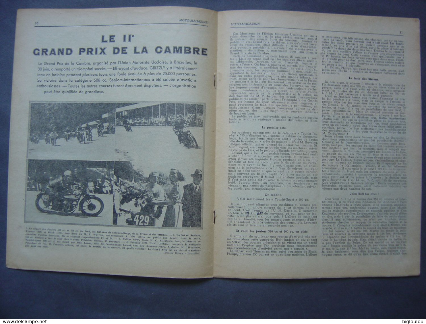 REVUE MOTO MAGAZINE - Nr 14 Du 6 Juillet 1946 - Auto/moto