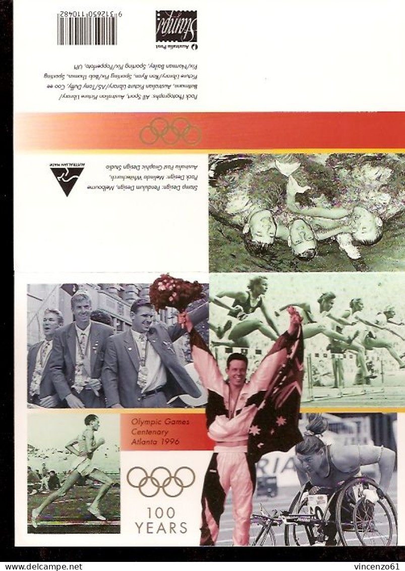 Minifolder Austalia Atlanta 1996 Olimpic And Paralympic Game - Handisport