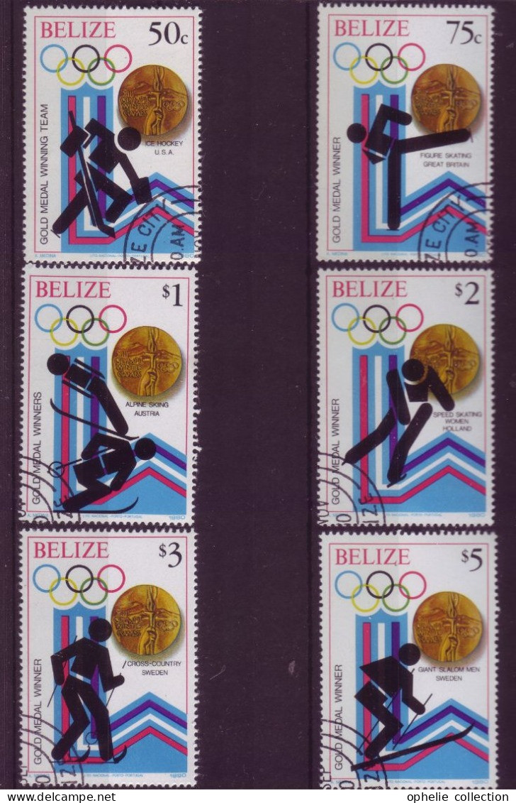 Amérique - Bélize - Gold Medal Winners - 6 Timbres Différents - 6577 - Belize (1973-...)