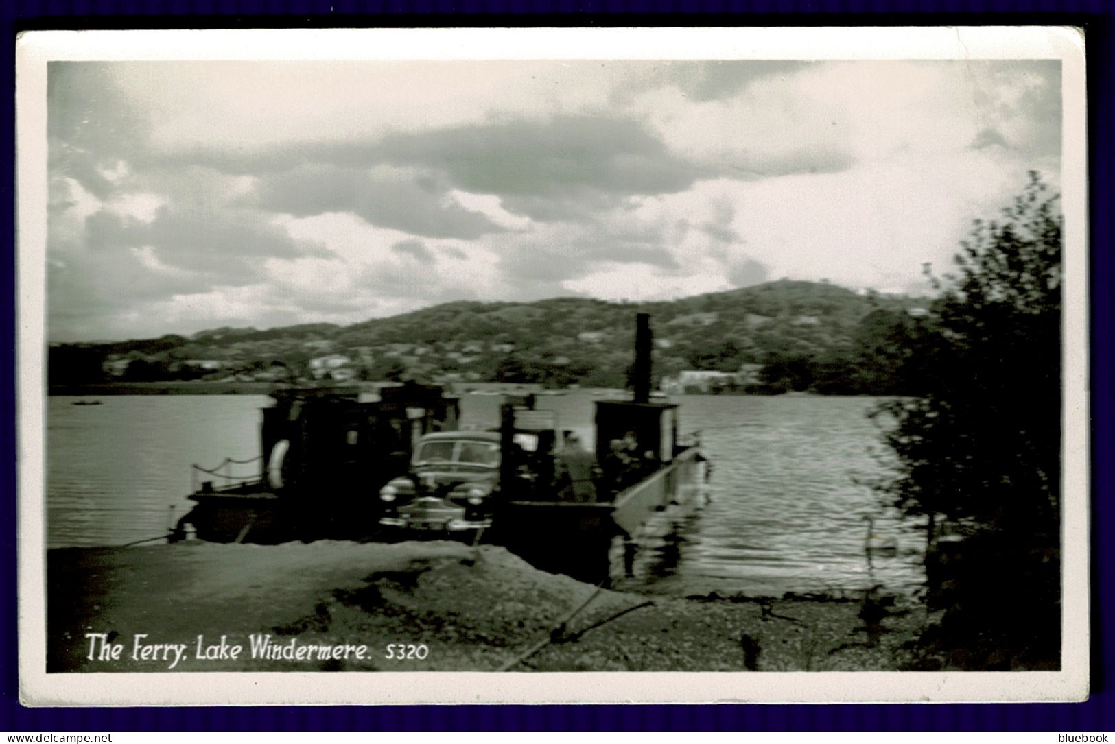 Ref 1633 - Unused Real Photo Postcard - The Car Ferry Lake Windermere - Lake District - Windermere