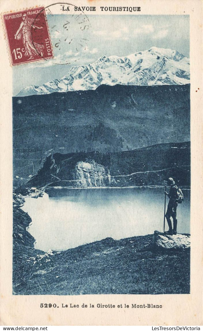 FRANCE - Vue Sur Le Lac De La Girotte Et Le Mont Blanc - La Savoie Touristique - Carte Postale Ancienne - Chamonix-Mont-Blanc