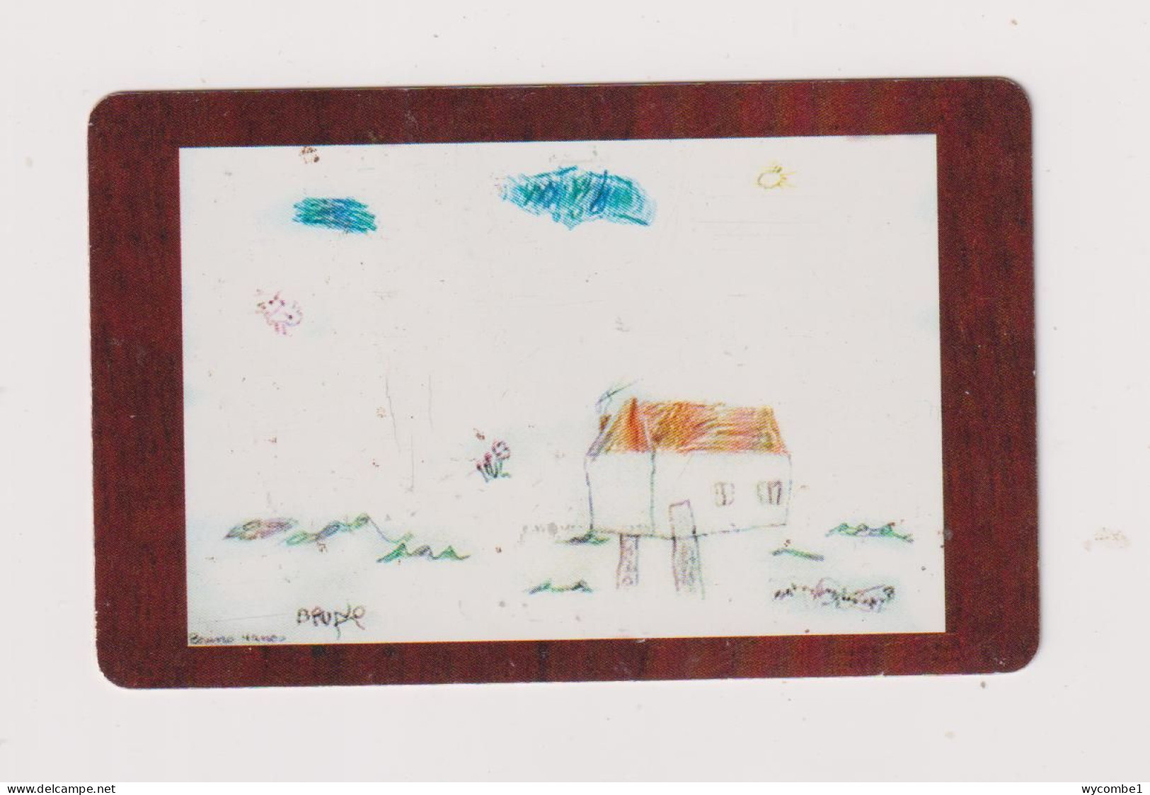 BRASIL -  Child's Art Inductive  Phonecard - Brazil