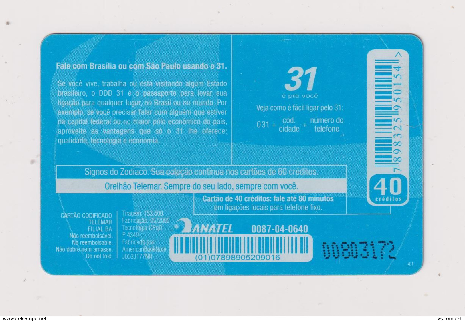 BRASIL -  Brasilia And Sao Paulo Inductive  Phonecard - Brasilien