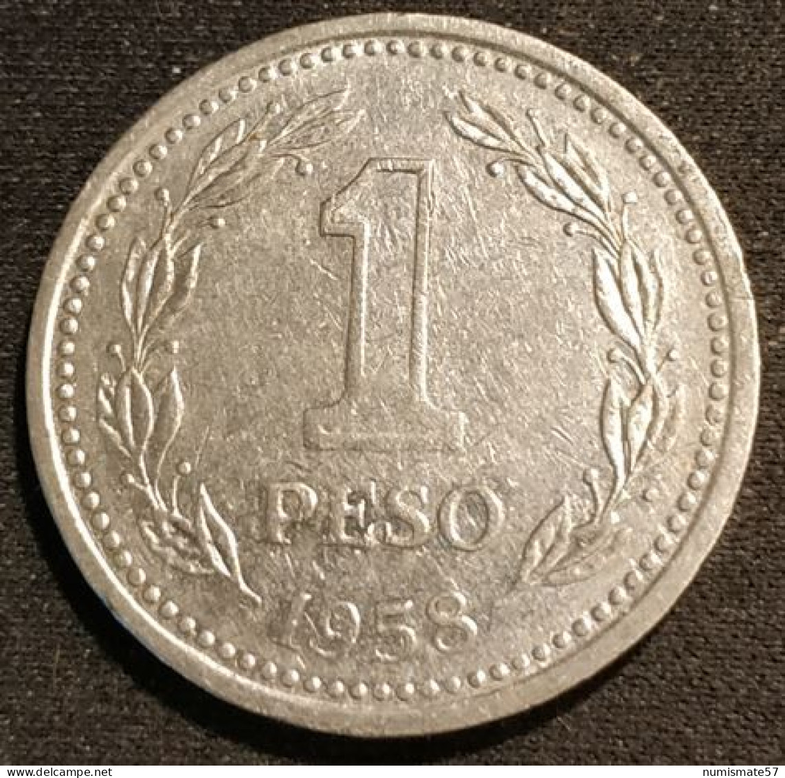 ARGENTINE - ARGENTINA - 1 PESO 1958 - LIBERTAD - KM 57 - Argentina