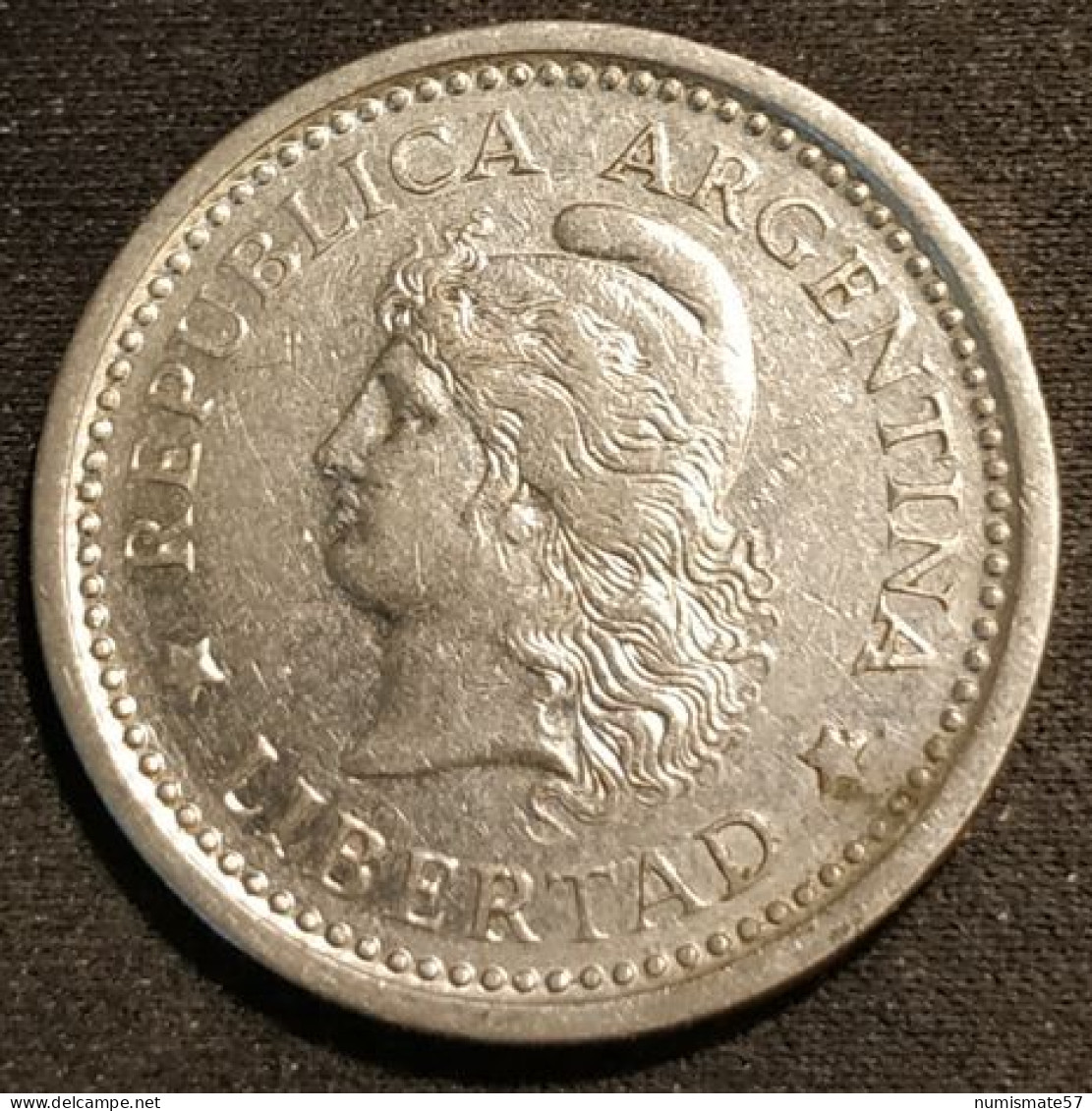 ARGENTINE - ARGENTINA - 1 PESO 1958 - LIBERTAD - KM 57 - Argentine