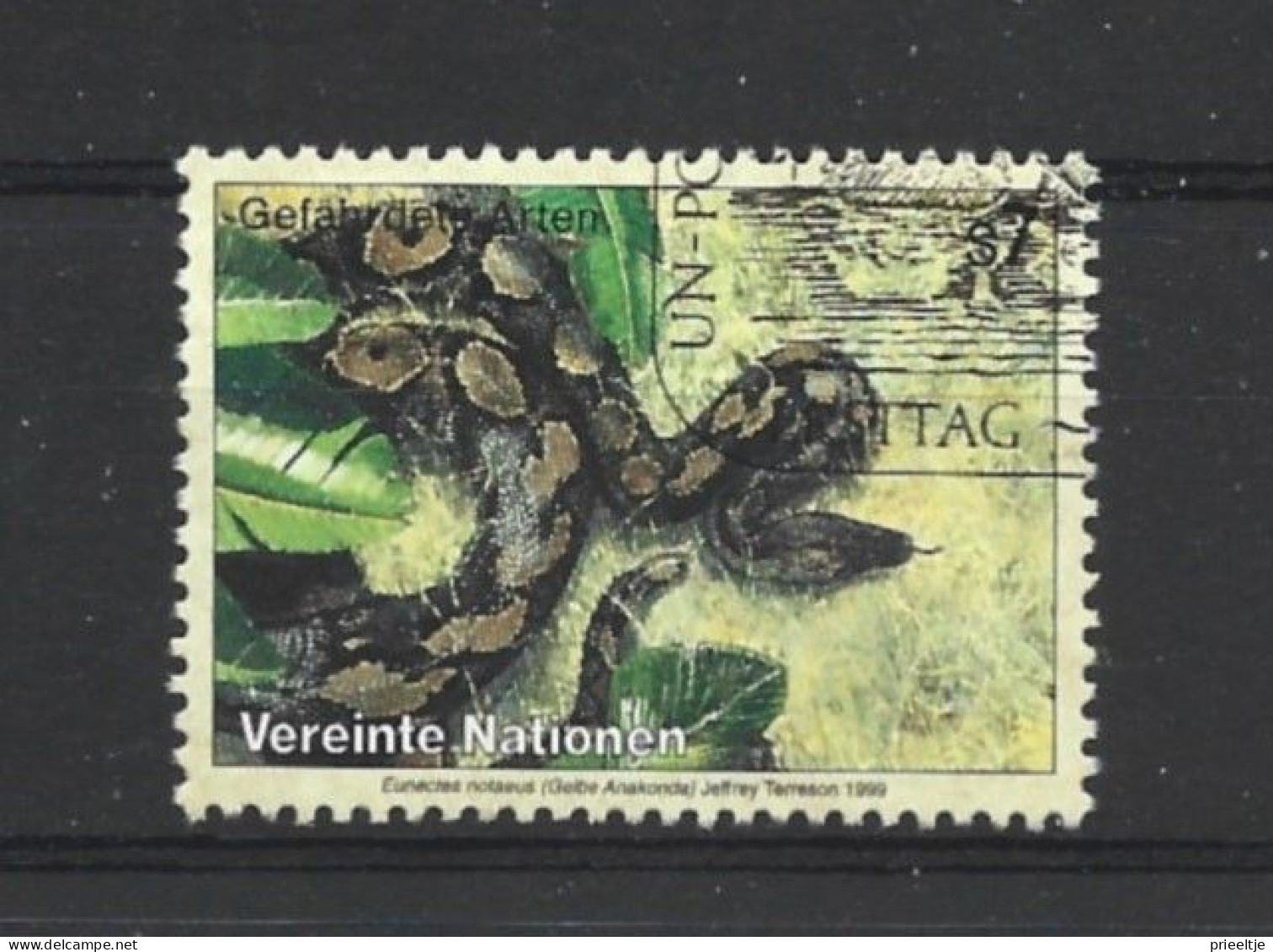United Nations V. 1999 Snake Y.T. 309 (0) - Used Stamps