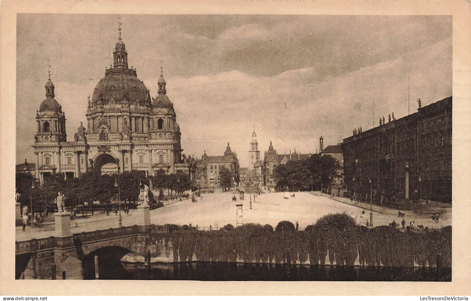 ALLEMAGNE - Berlin Nr - Dom Mit SchloBbrûcke - Vue Générale Sur La Cathédrale - Pont - Carte Postale Ancienne - Sonstige & Ohne Zuordnung