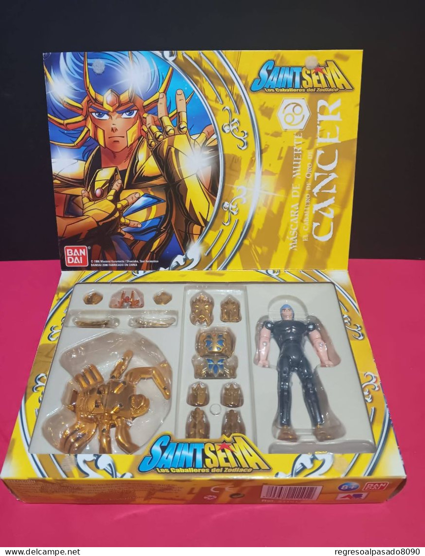 Figura Caballero De Oro Cancer Mascara De Muerte Caballeros Del Zodiaco Saint Seya Bandai - Altri & Non Classificati