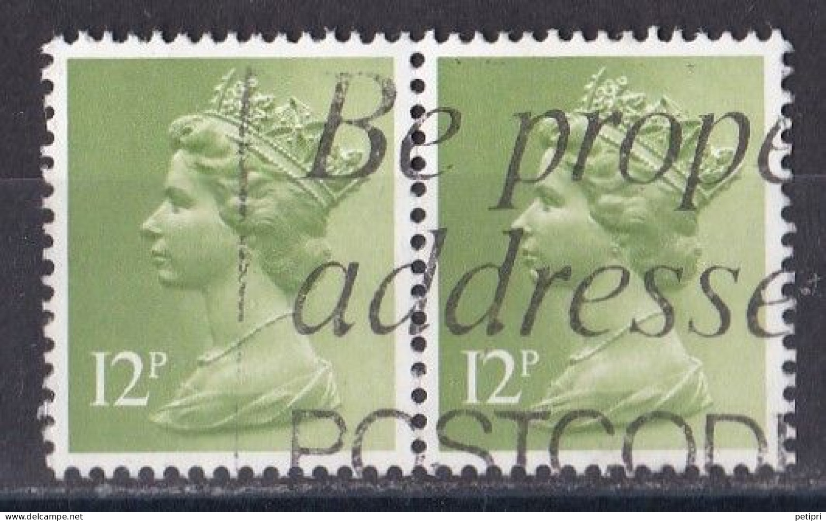 Grande Bretagne - 1971 - 1980 -  Elisabeth II -  Y&T N °  902  Paire  Oblitérée - Oblitérés